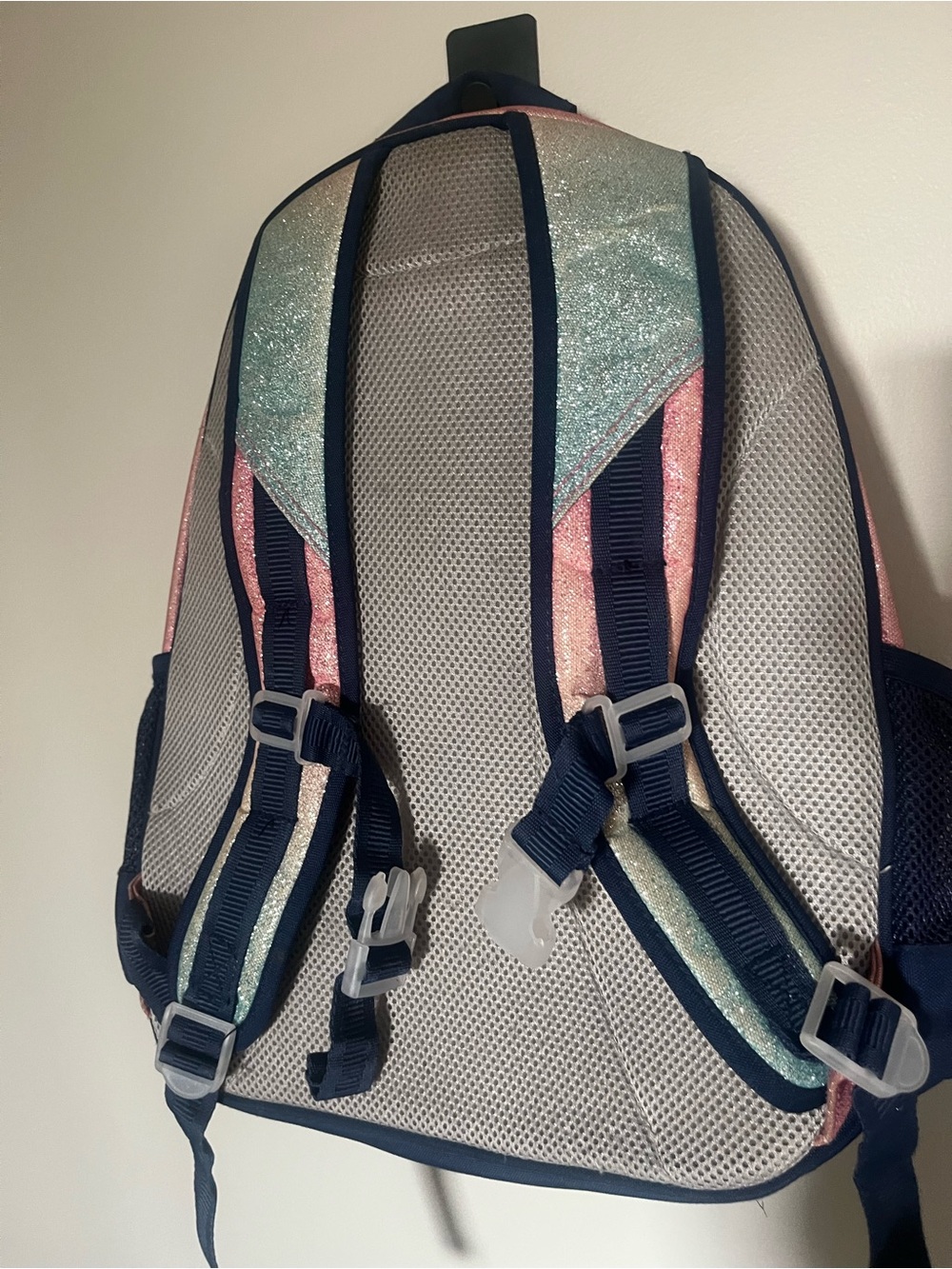 Pottery Barn Mackenzie glitter backpack large - Picture 3 of 5